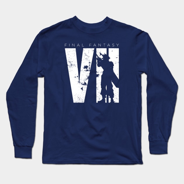 Final Fantasy VII - Minimal Long Sleeve T-Shirt by The_SaveState